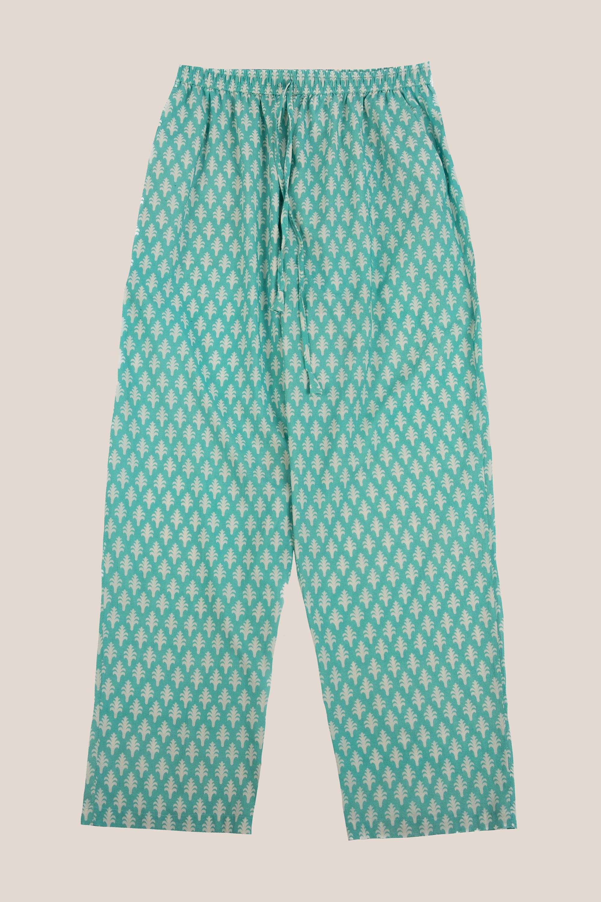 Pantalone Mughal Turchese