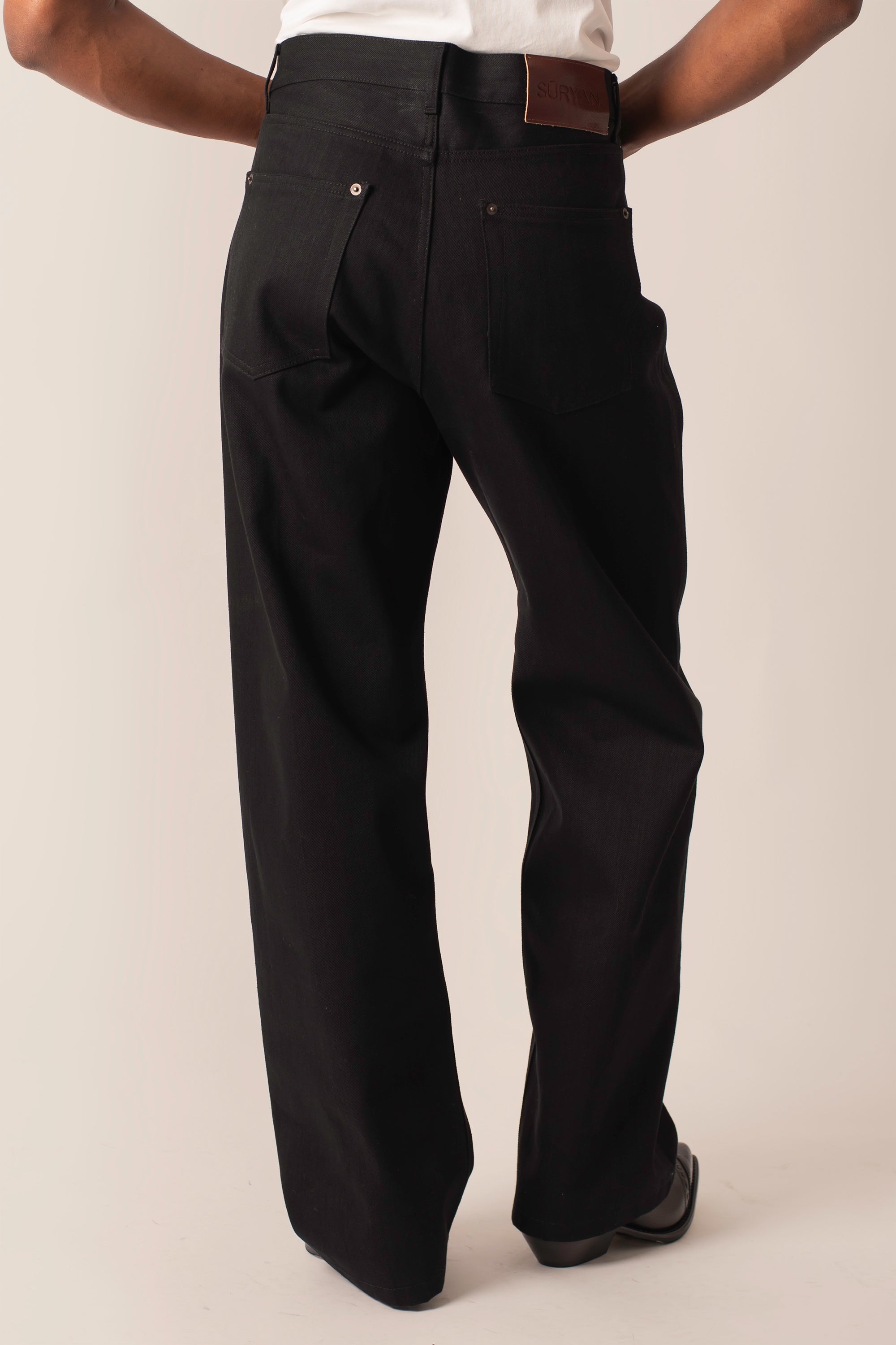 Black Japanese Selvedge Raw Denim 15oz