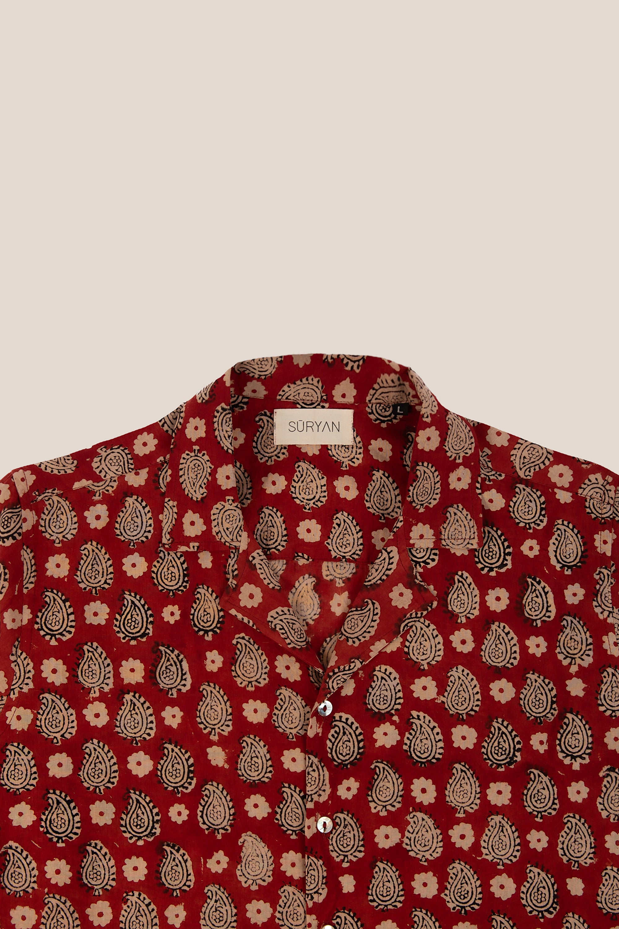 Camicia Boteh Rosso