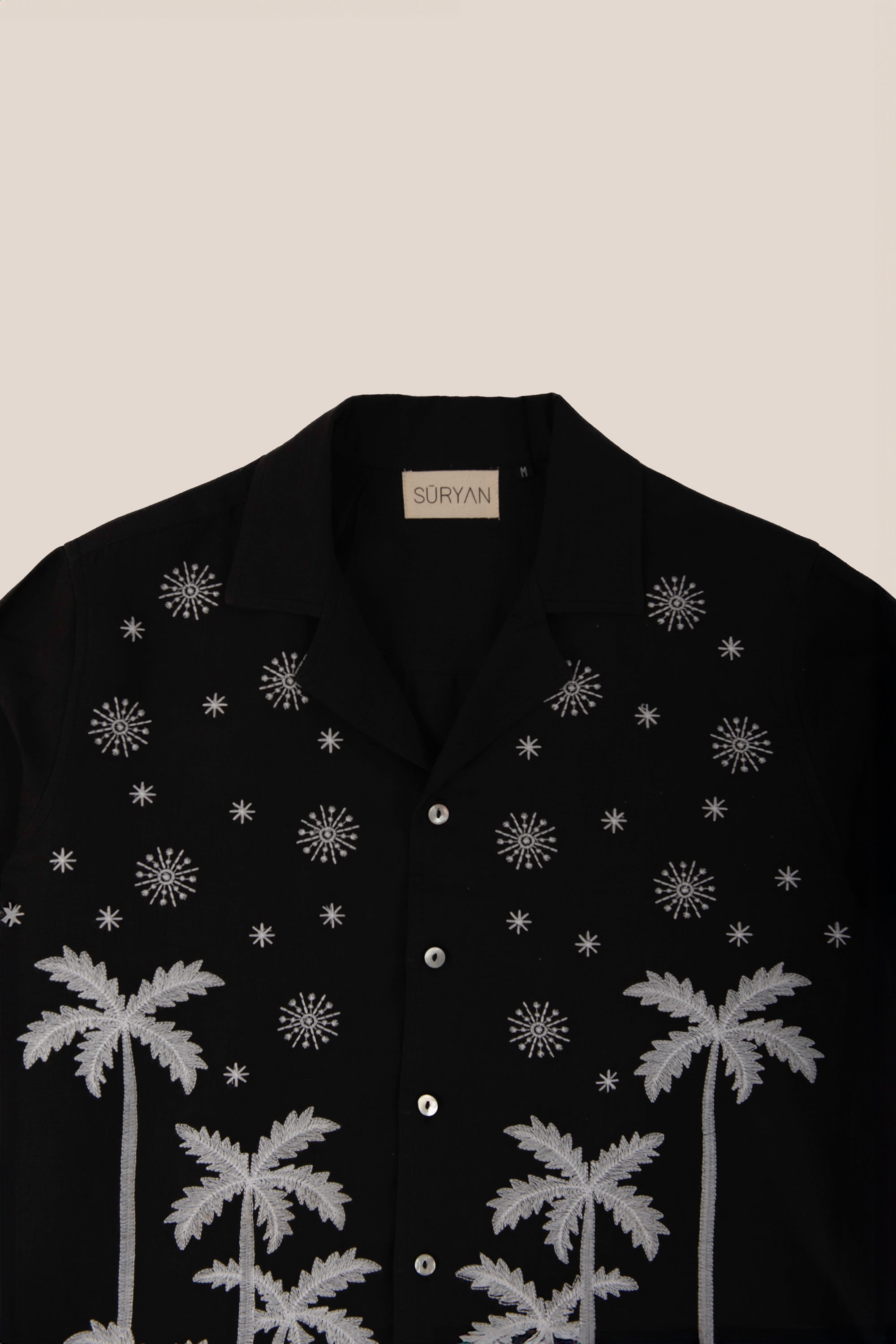 Camicia in 100% Lino con Ricamo Copacabana