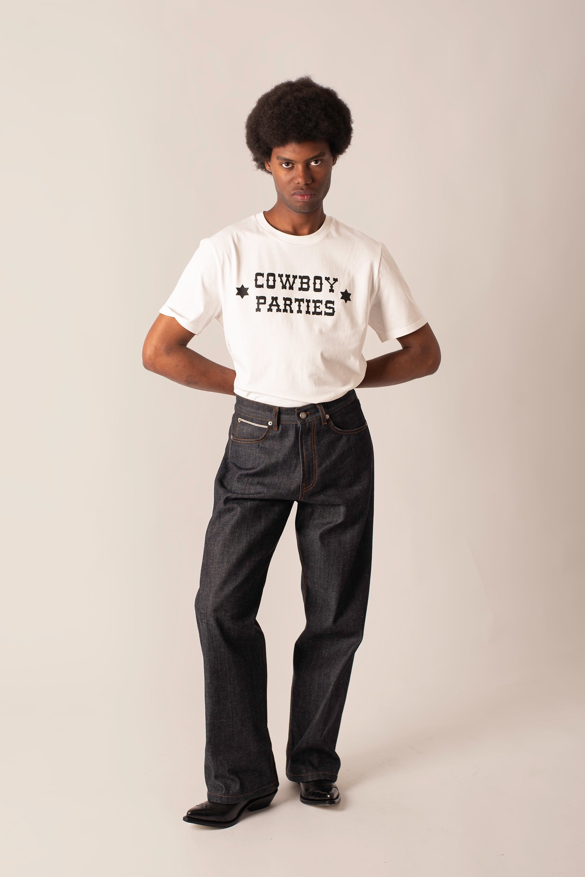T-Shirt in cotone Jersey Cowboy