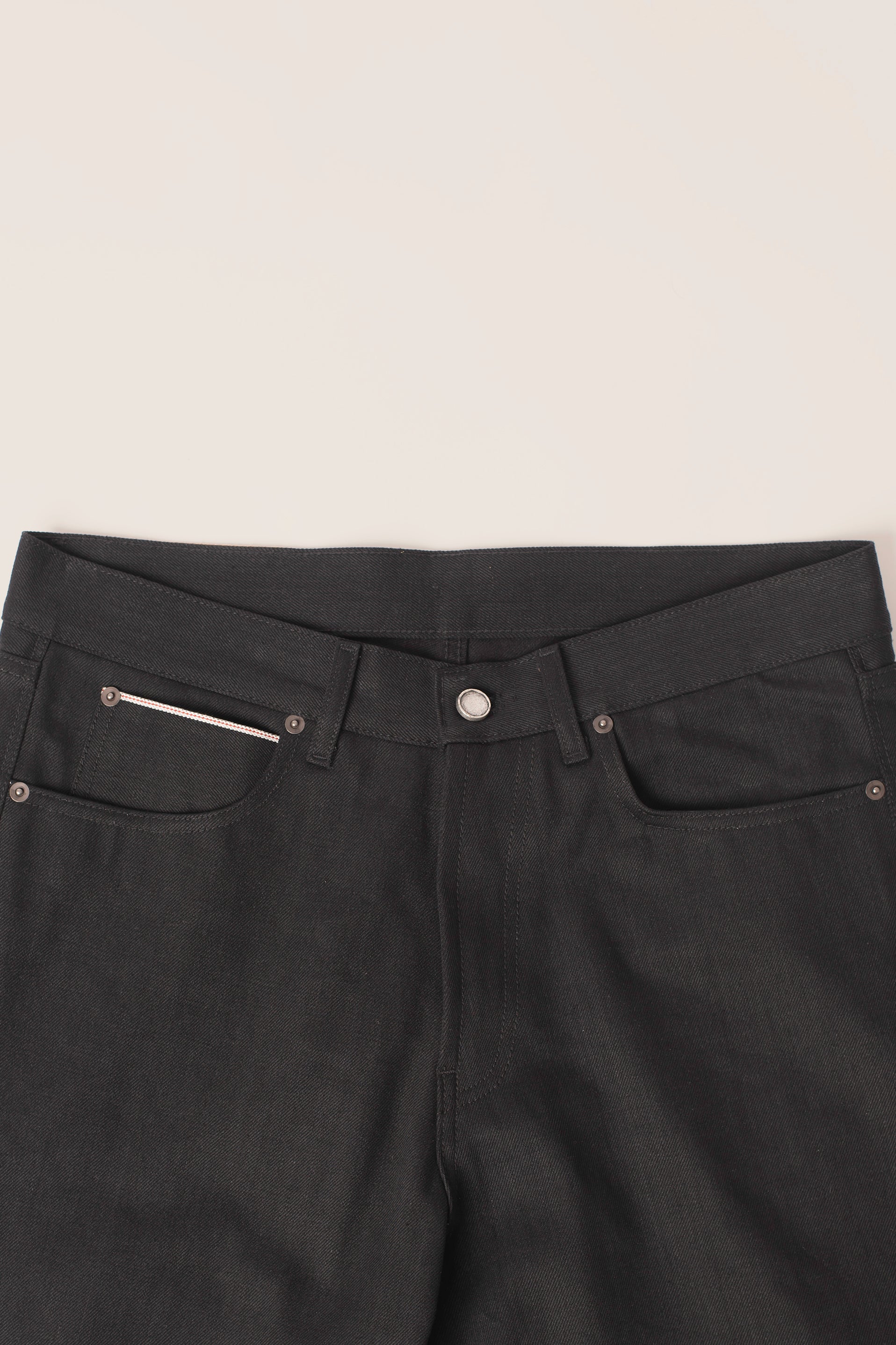 Black Japanese Selvedge Raw Denim 15oz
