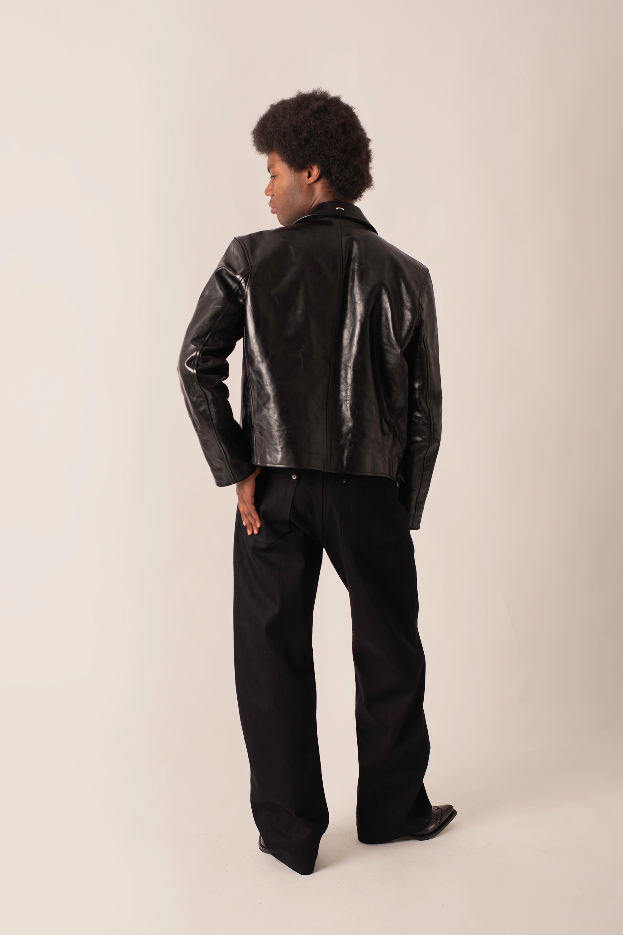 Black Japanese Selvedge Raw Denim 15oz