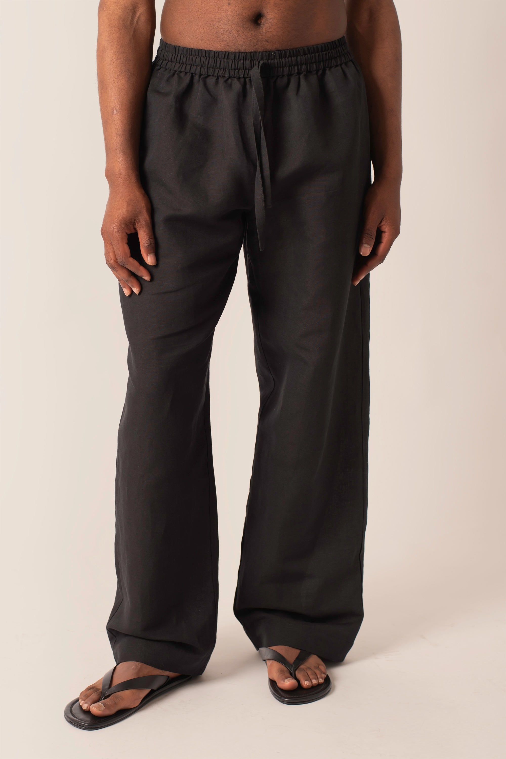 Pantalone in 100% Lino Gamba
Larga