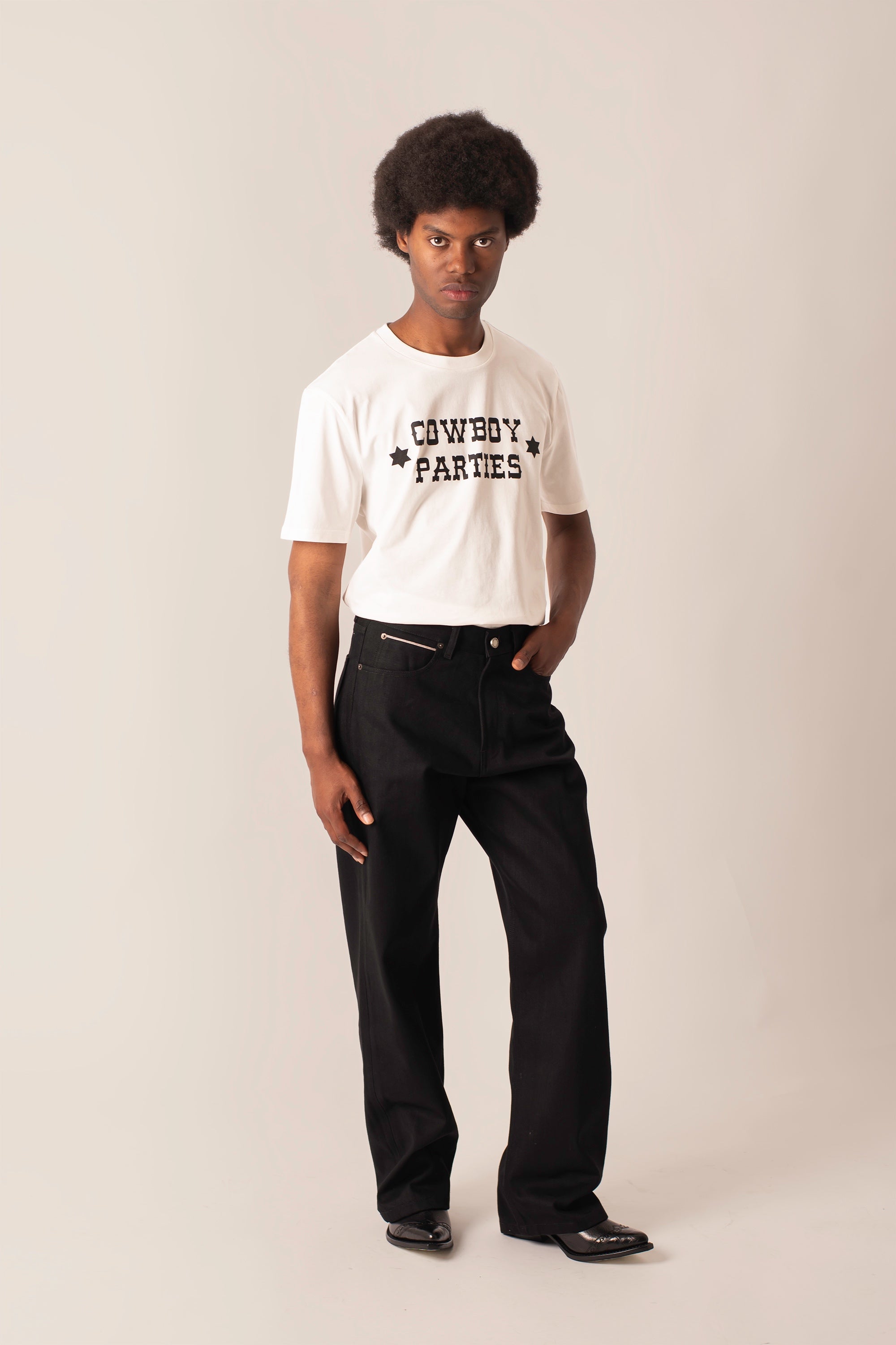 T-Shirt in cotone Jersey Cowboy