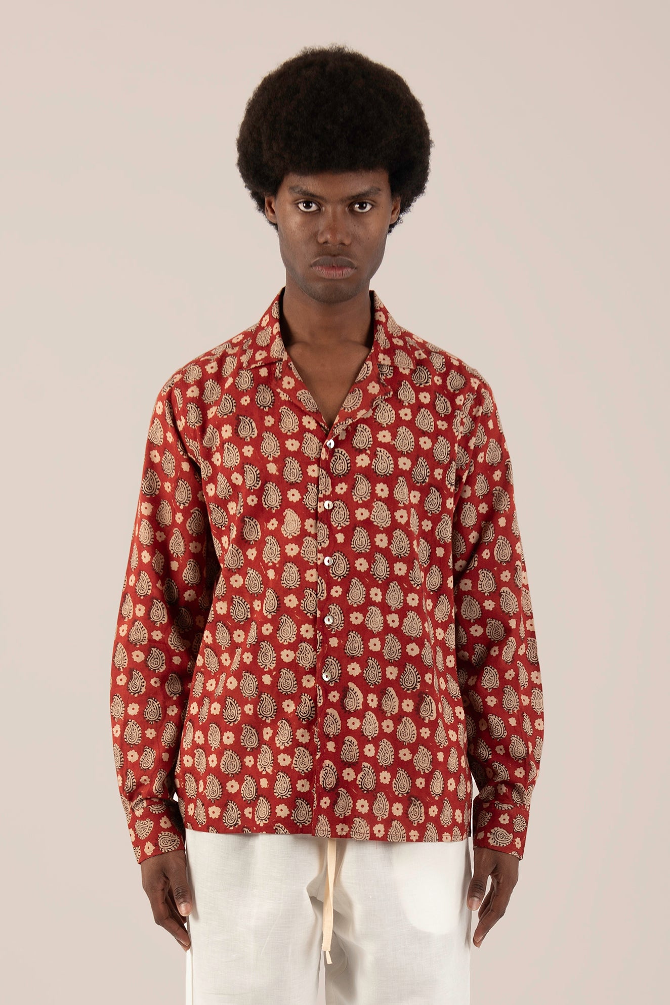 Camicia Boteh Rosso