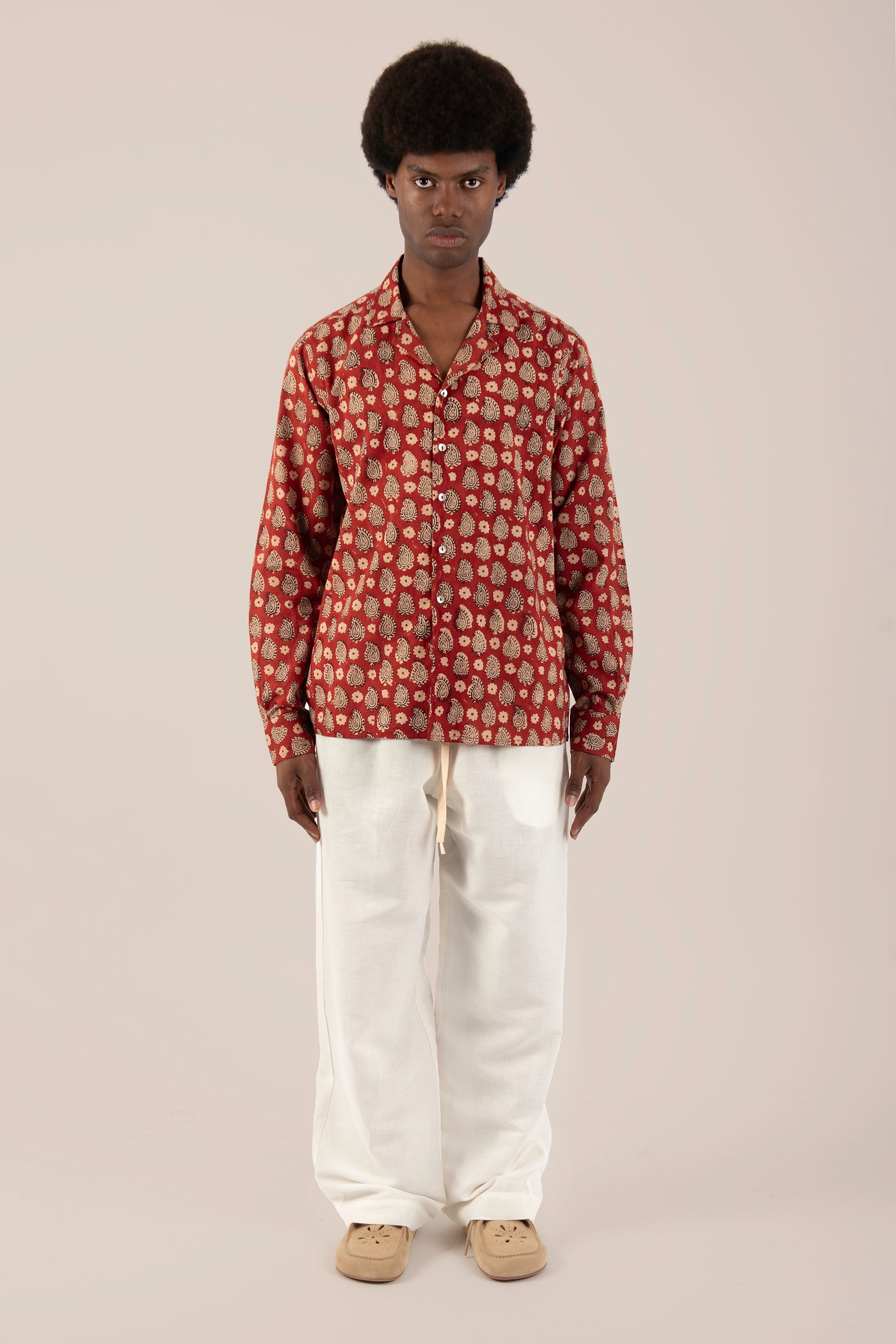 Camicia Boteh Rosso